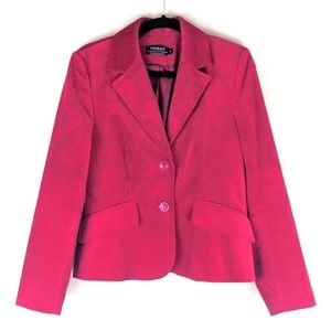 Apple Red Velvet Blazer from Tribal size 8